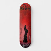 Der Sensenmann in der Red-Dd-Markenskateboard Skateboard (Vorderseite)