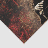 Der Sensenmann - Kunstzettelpapier Seidenpapier (Ausschnitt)