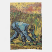 Der Sensenmann mit Sickle von Vincent van Gogh Geschirrtuch (Vertikal)
