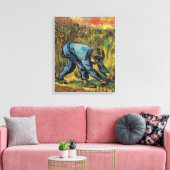 Der Sensenmann mit Sickle von Vincent van Gogh Leinwanddruck (Insitu (Wohnzimmer))
