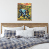 Der Sensenmann mit Sickle von Vincent van Gogh Leinwanddruck (Insitu (Schlafzimmer))