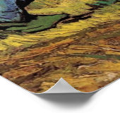 Der Sensenmann mit Sickle von Vincent van Gogh Poster (Ecke)
