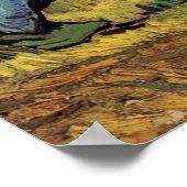 Der Sensenmann mit Sickle von Vincent van Gogh Poster (Ecke)