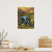 Der Sensenmann mit Sickle von Vincent van Gogh Poster (Küche)
