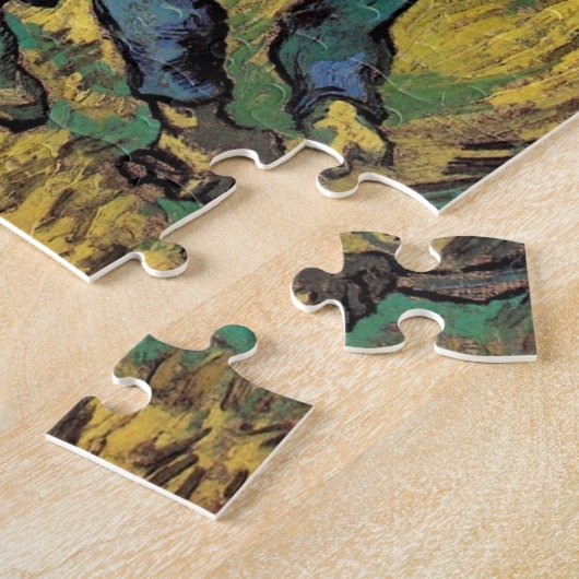 Der Sensenmann mit Sickle von Vincent van Gogh Puzzle (Seite)
