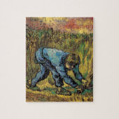 Der Sensenmann mit Sickle von Vincent van Gogh Puzzle (Vertikal)