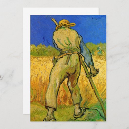 Der Sensenmann (nach Millet) von Vincent van Gogh (Vorne/Hinten)