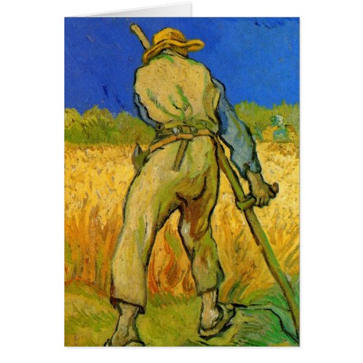 Der Sensenmann (nach Millet) von Vincent van Gogh (Vorne)