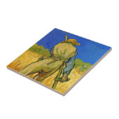 Der Sensenmann (nach Millet) von Vincent van Gogh Fliese (Seite)