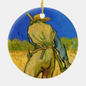 Der Sensenmann (nach Millet) von Vincent van Gogh Keramikornament (Hinten)