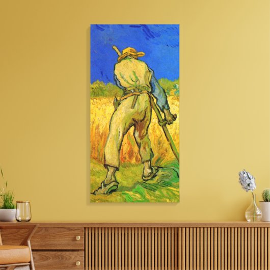 Der Sensenmann (nach Millet) von Vincent van Gogh Leinwanddruck (Insitu (Wohnzimmer))