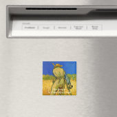 Der Sensenmann (nach Millet) von Vincent van Gogh Magnet (In Situ (Geschirrspüler))