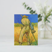 Der Sensenmann (nach Millet) von Vincent van Gogh Postkarte (Stehend Vorderseite)