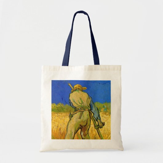 Der Sensenmann (nach Millet) von Vincent van Gogh Tragetasche (Vorne)