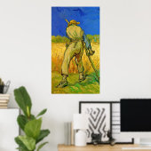 Der Sensenmann von Vincent van Gogh Poster (Heimbüro)