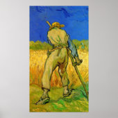 Der Sensenmann von Vincent van Gogh Poster (Vorne)