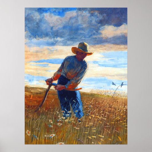 Der Sensenmann Winslow Homer 1878 Poster (Vorne)
