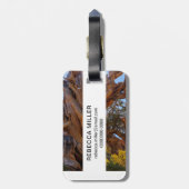 Der Sentinelbaum Gepäckanhänger (Rückseite vertikal)