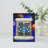 Der Sephirot für die Welt Postkarte (Stehend Vorderseite)