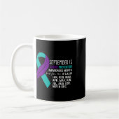 Der September ist der Monat der Bewusstseinsbildun Kaffeetasse (Links)