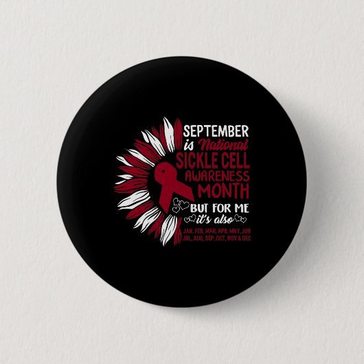 Der September ist der Monat des nationalen Aufklär Button (Vorderseite)