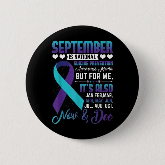 Der September ist ein nationales Bewusstsein für S Button (Vorderseite)