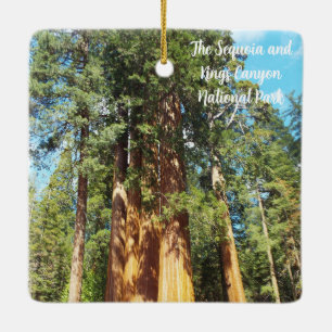 Der Sequoia und der Kings Canyon Nationalpark Keramikornament