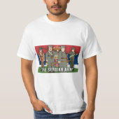 Der serbische Armee-Partei-Erste Weltkrieg T-Shirt (Vorderseite)