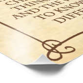 DER SERENITÄTSPRAYER FOTODRUCK (Ecke)