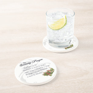 Der serenity-Gebets-Gewohnheits-Untersetzer Untersetzer