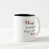 Der Serenity-Gebets-Tasse der Mama Zweifarbige Tasse (VorderseiteRechts)