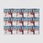 Der Serenity-Kardinal des Winters Seidenpapier (Vorderseite)