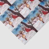 Der Serenity-Kardinal des Winters Seidenpapier (Ausschnitt)