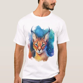 Der servale katzenfarbene Schlag T-Shirt