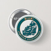 Der Sessel QB Miami Football Button (Vorne & Hinten)