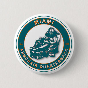 Der Sessel QB Miami Football Button