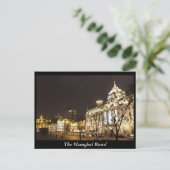 Der Shanghai-Bund, China Postkarte (Stehend Vorderseite)