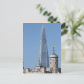 Der Shard and Tower von London Postkarte (Stehend Vorderseite)