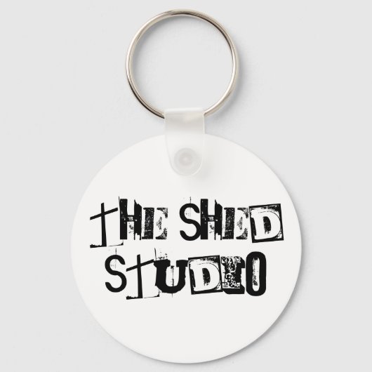 Der Shed Studio-Schlüsselanhänger Schlüsselanhänger (Vorderseite)