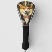 Der Shiba Inu Dog 001 - Odessa Leyendecker Golf Headcover (Vorderseite)