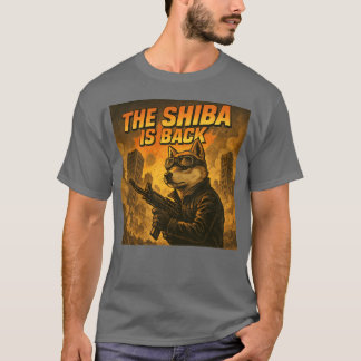 Der Shiba ist der Held der Rückwärtsbewegung lusti T-Shirt