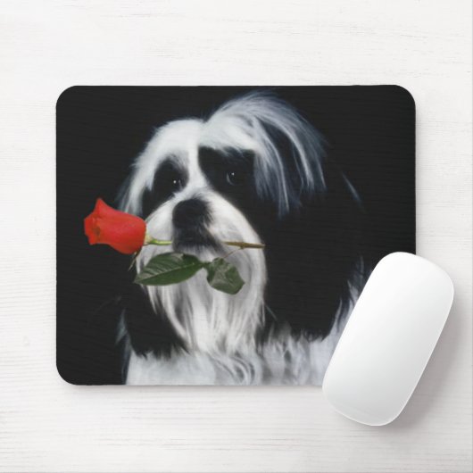 Der Shih Tzu Dog Mousepad (Mit Mouse)