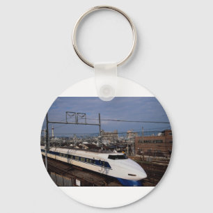 Der Shinkansen oder Kugel-Zug, Kyoto, Japan Schlüsselanhänger