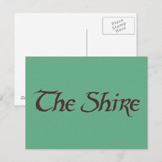 Der SHIRE™-Name Solid Postkarte (Vorne/Hinten)