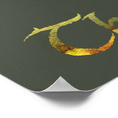 Der SHIRE™-Name wird texturiert Poster (Ecke)