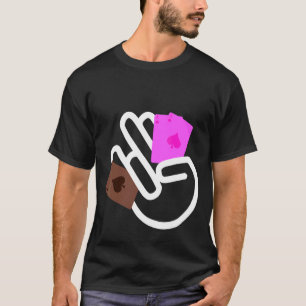 Der Shocker 2 in Rosa 1 in der stinkfarbenen nackt T-Shirt