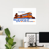 Der Shore Fast Line Trolley Service Poster (Heimbüro)