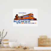 Der Shore Fast Line Trolley Service Poster (Küche)