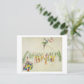 Der Shoshone Sun Dance (Pigment auf Muslin) Postkarte (Stehend Vorderseite)