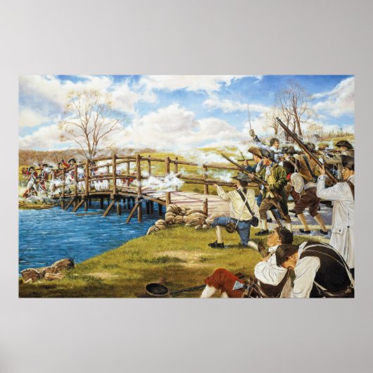 Der Shot hörte 'Round the World Domenick D'Andrea Poster (Vorne)